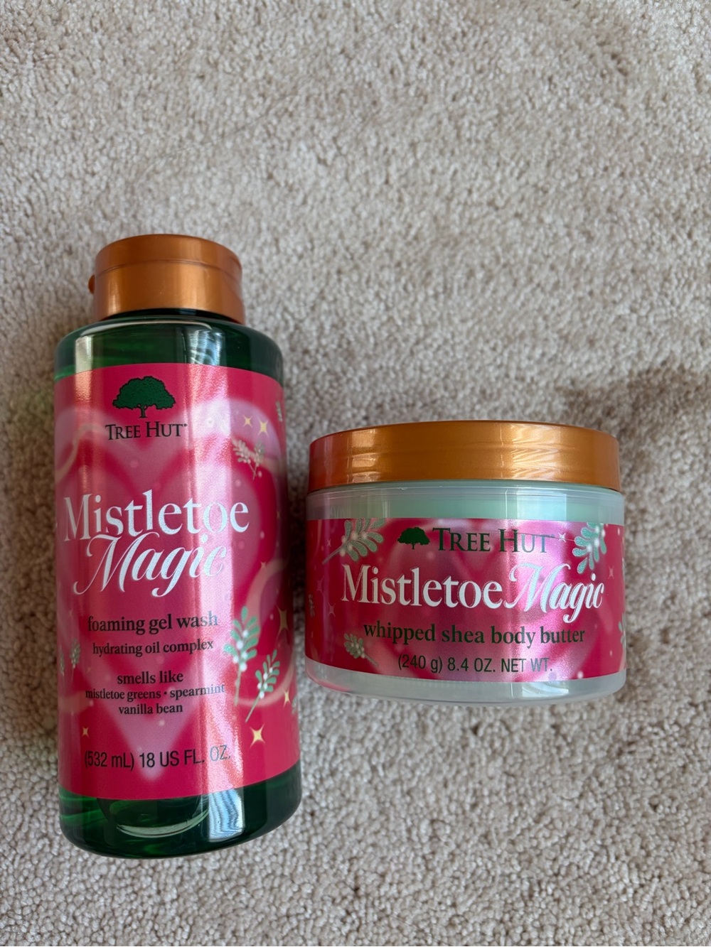 New Mistletoe Magic Foaming Gel Wash & Whipped Shea Body Butter